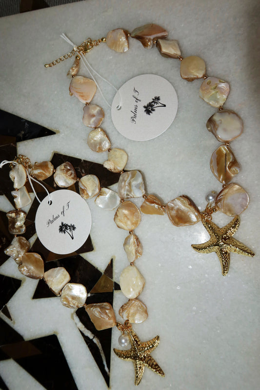 Golden Star of the Sea Necklace